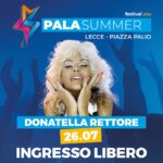Donatella Rettore accende il weekend a Lecce al Palasummer 2024